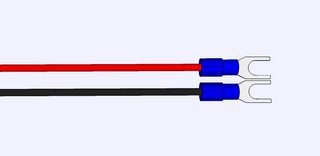 fork connectors on cable